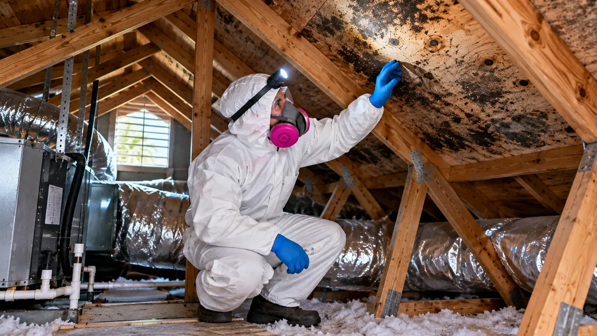 Attic Mold Removal in Riviera Beach